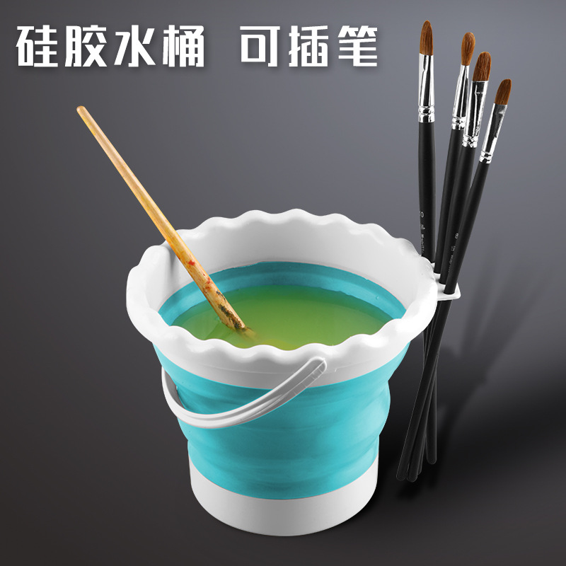 Gouache Paint Set with Brushes, Palette, Spray Bottle