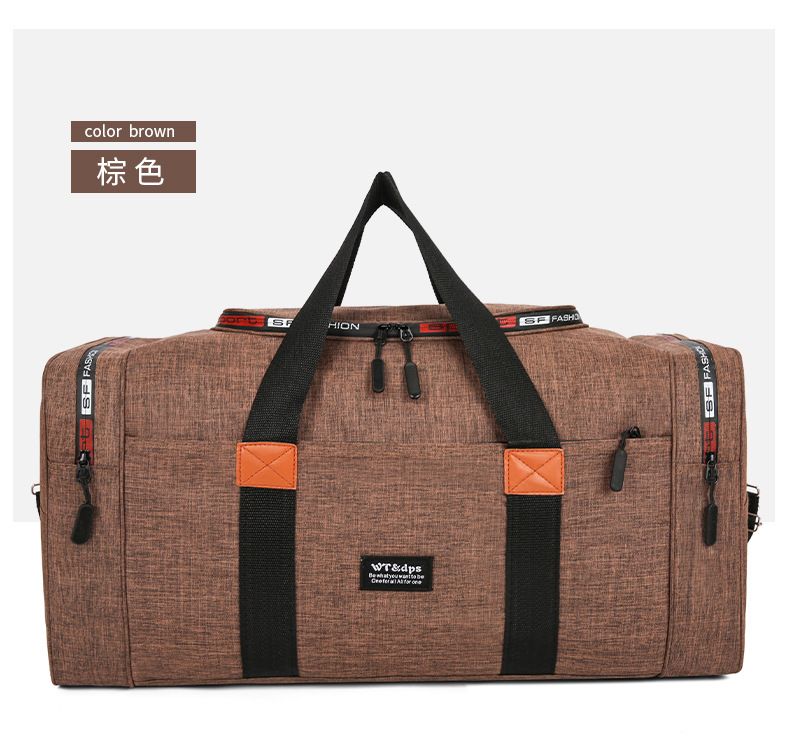 Men's sports single shoulder travel bag, large capacity