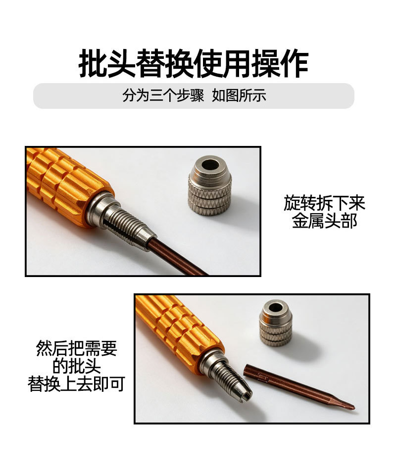 5-in-1 multifunctional screwdriver set with S2 bits for phone repair