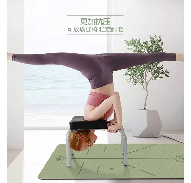 Yeni yükseltilmiş hindistan cevizi lifi buzlu yüksek kaliteli kauçuk PU mat yoga matı çizilmez, kaymaz ve kire dayanıklı ev fitness matı