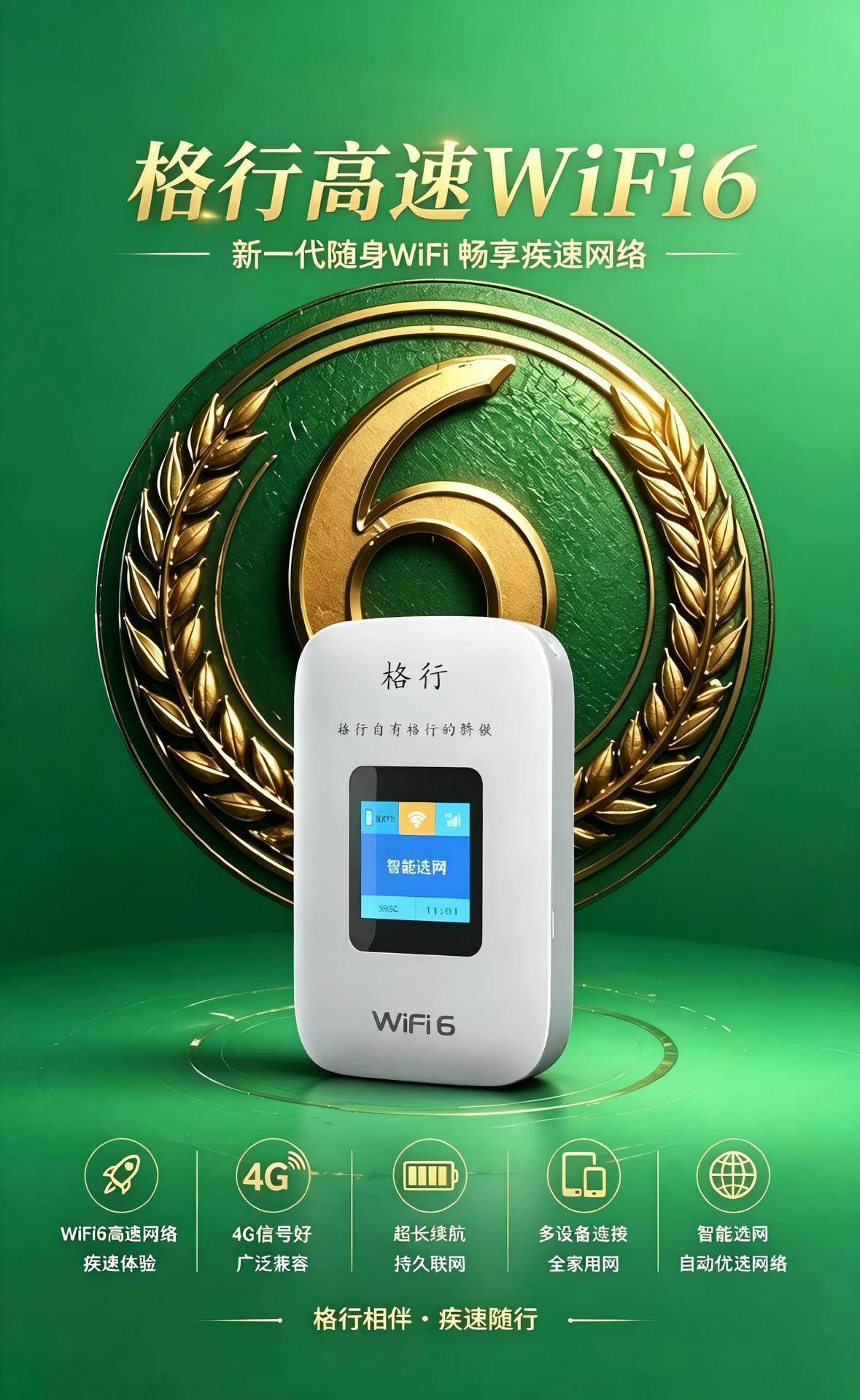 Taşınabilir WiFi 6 kablosuz router
