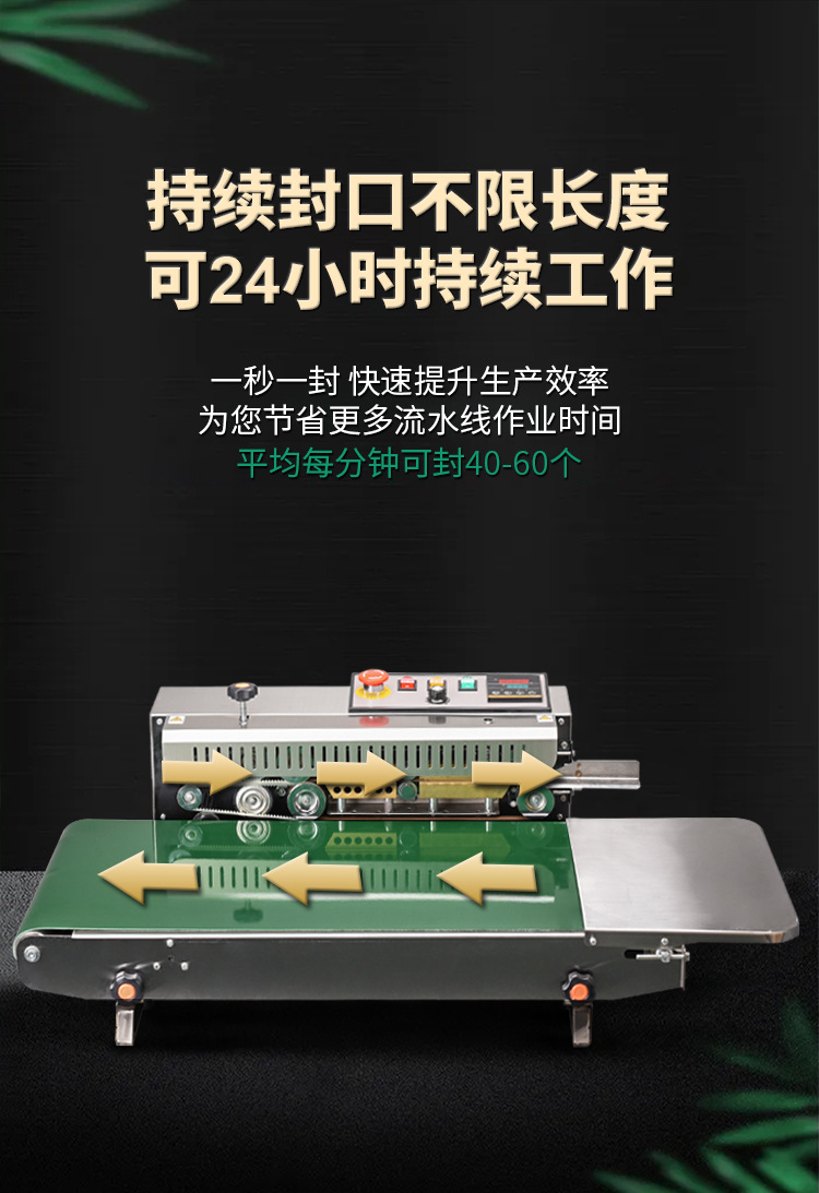 Fully automatic heat sealing machine for bags