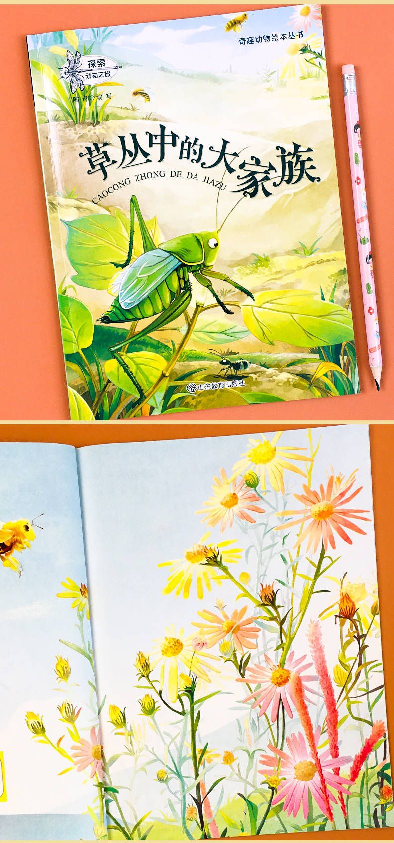 Anaokulu Komik Hayvan Resimli Kitap Çocuk Ansiklopedisi Popüler Bilim Ebeveyn-çocuk 3-6 Yaş Arası Çocuklar için Hayvan Dünyasını Okuma