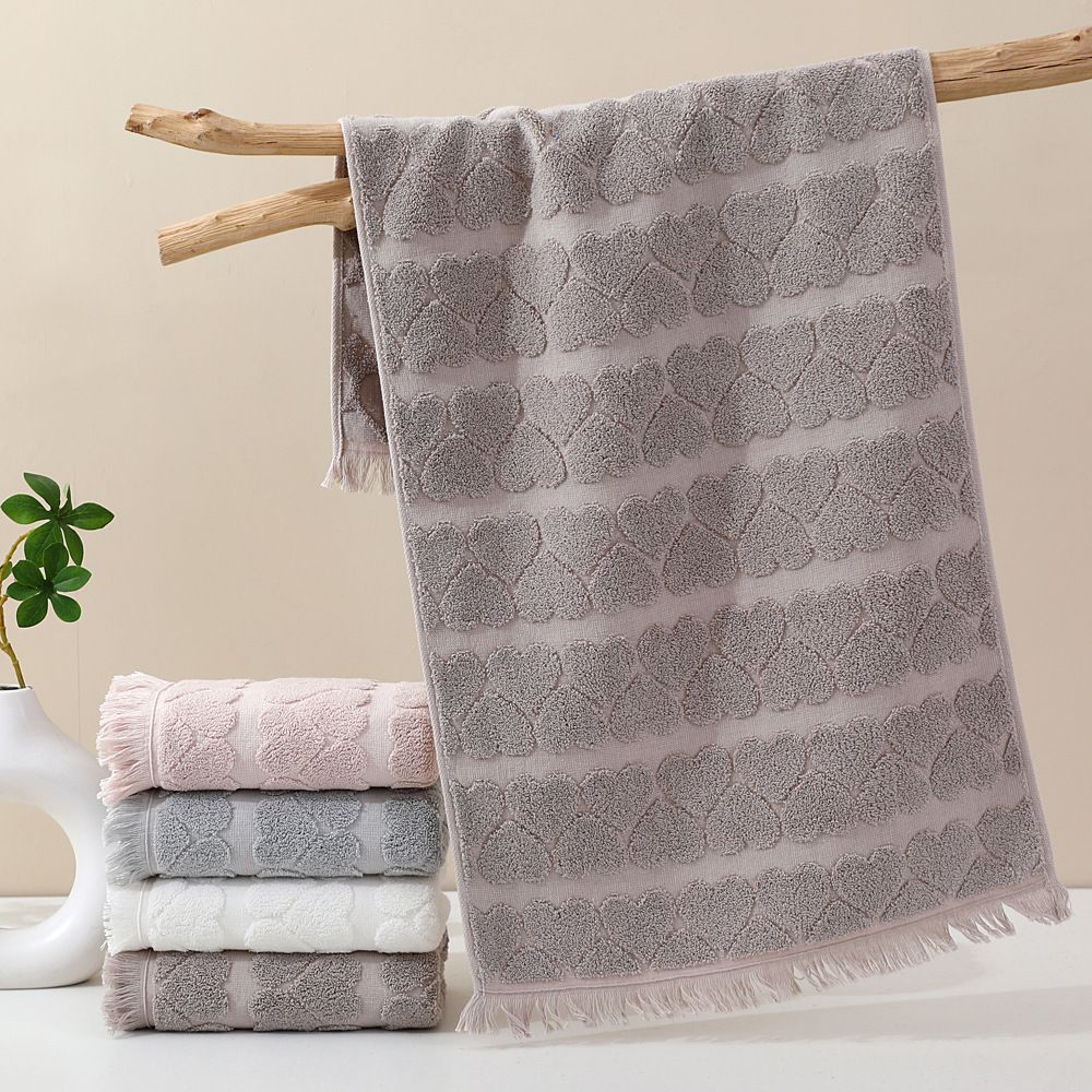 Baumwoll-Jacquard Handtuch- und Badetuchset