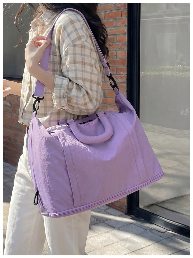 Nylon seyahat çantası, neme dayanıklı, ayakkabı bölmesi, 35L+