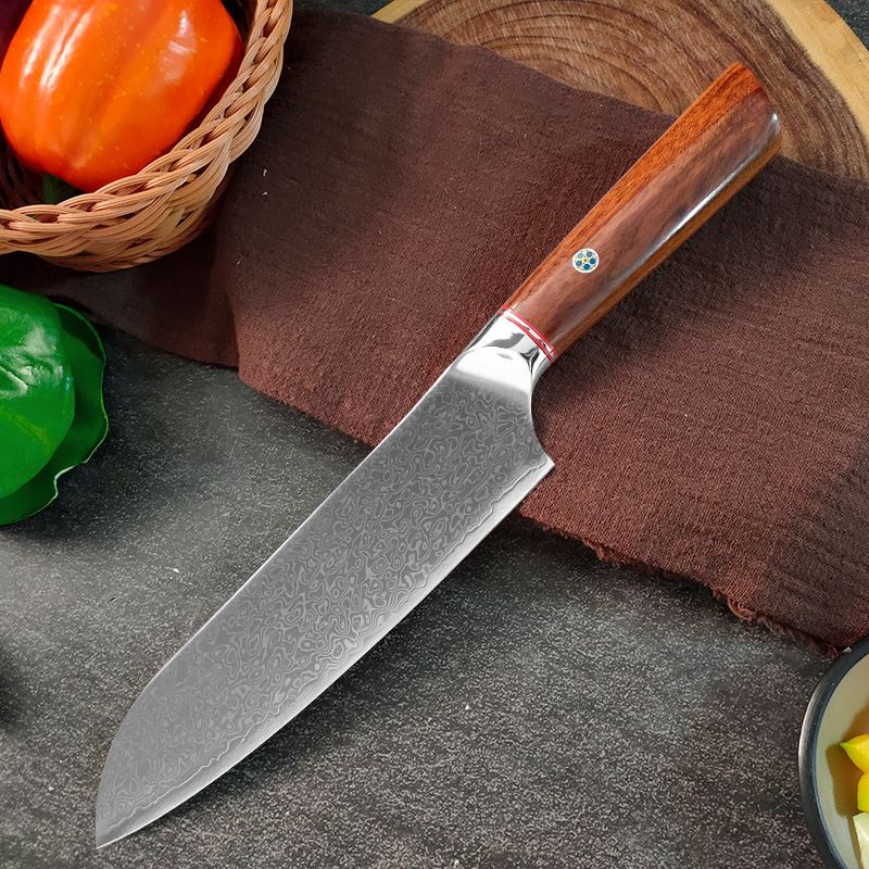 Damascus chef knife set, Japanese style