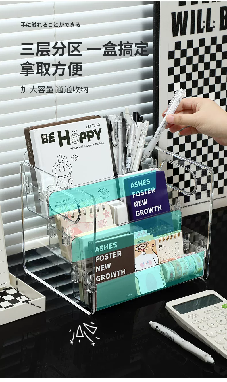 Transparenter Acryl-Kosmetik-Organizer, mehrstöckiges Regal