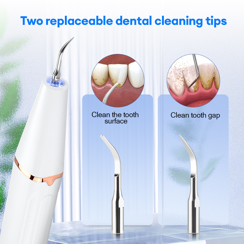 Ultrasonic electric dental cleaner device