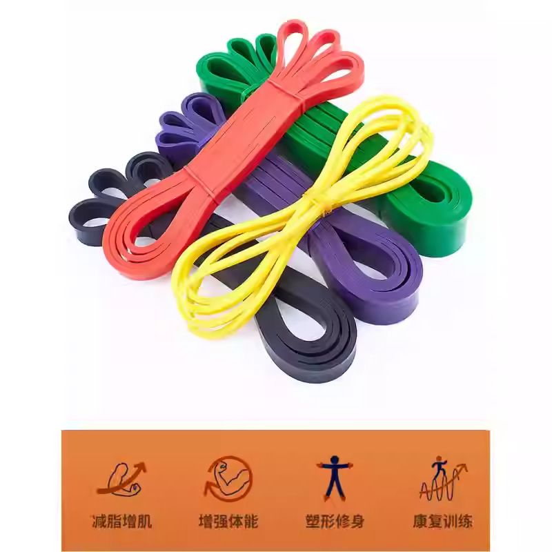Elastik direnç bandı fitness yoga sporcu