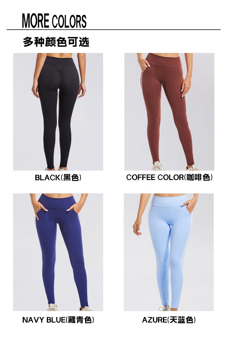 Lulu Yoga-Leggings Damen strukturiert Seitentaschen eng Fitness Pilates