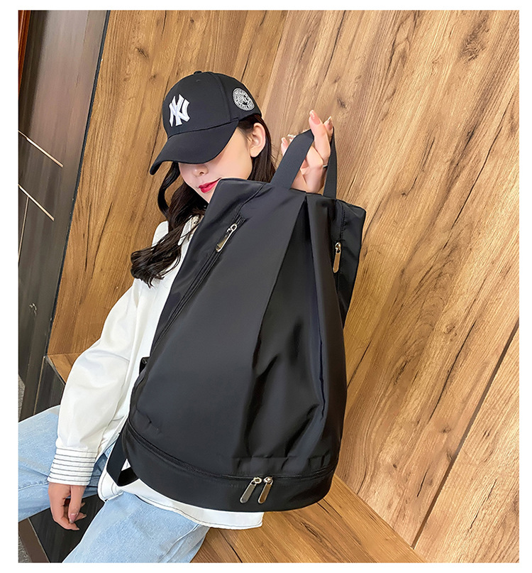 Fitness-Rucksack mit Schuhfach, Oxford-Gewebe