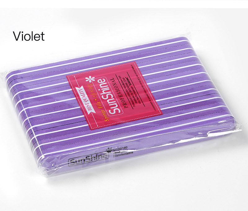 Manicure tool set with nail files and buffer pads
