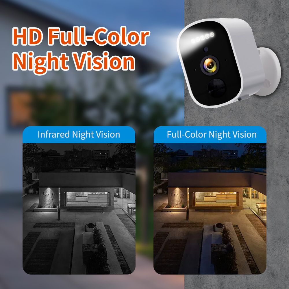 WiFi Battery Security Camera HD Waterproof