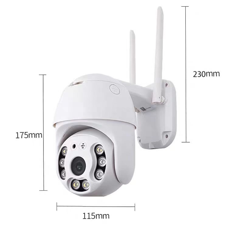 1080P WiFi-Kamera, 360° Panorama, wasserdicht