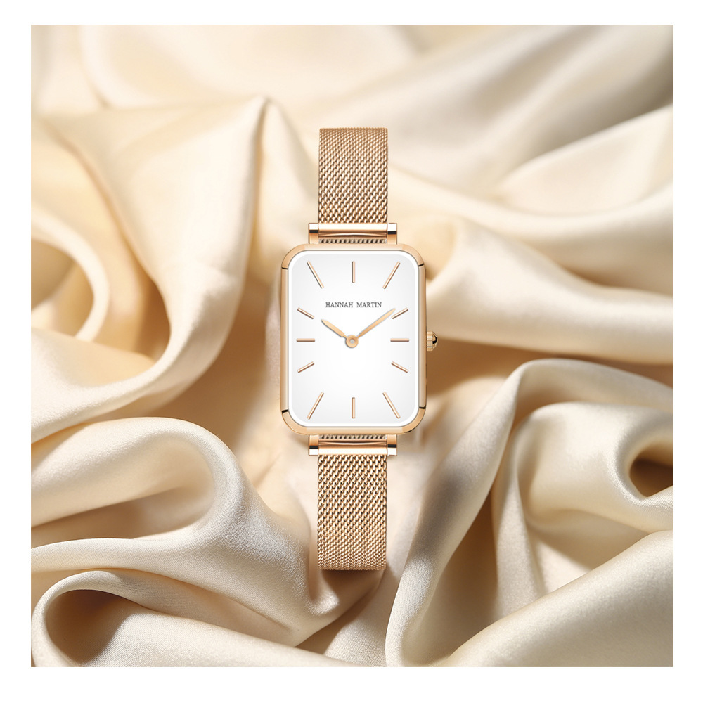 Waterproof Square Dial Watch, Japanese Movement