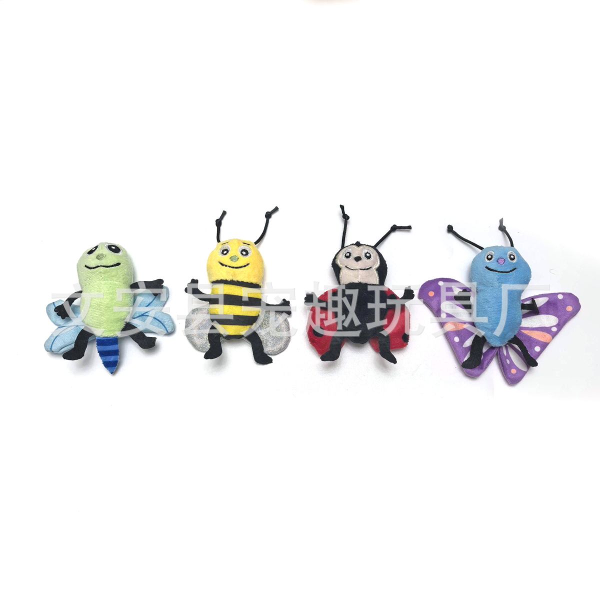 Cat toy catnip ladybug bee butterfly