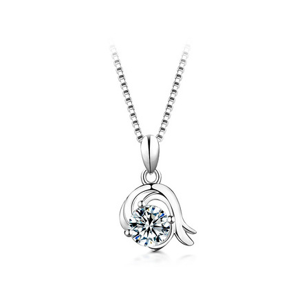 Burç Kolye, 925 Gümüş, 1 Karat Moissanite