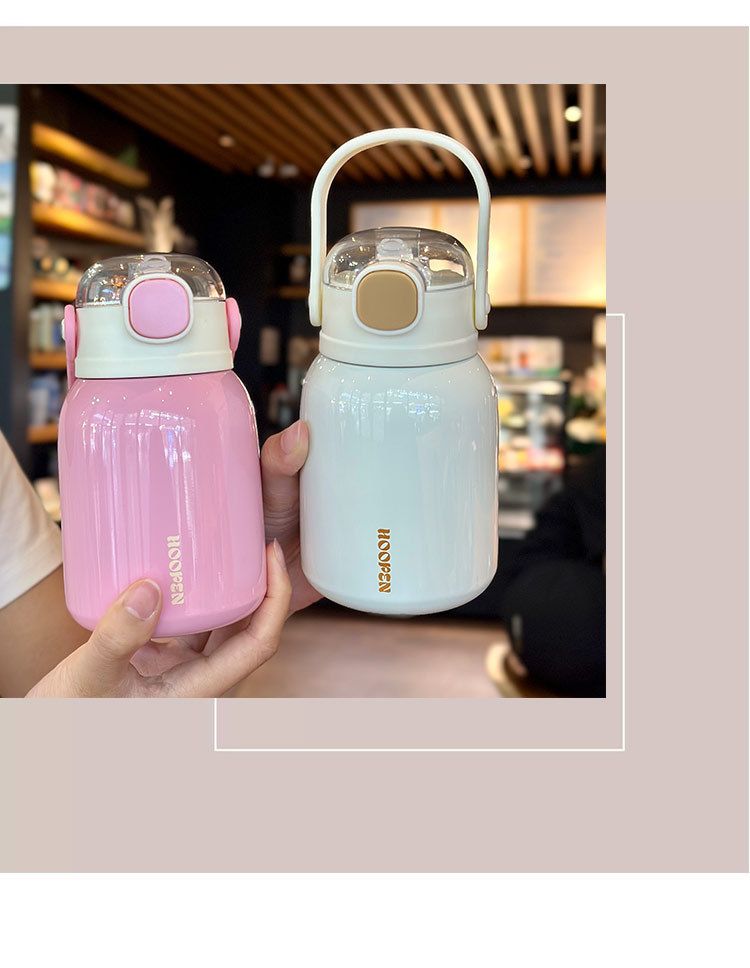 316 paslanmaz çelik termos kupası 500ml taşınabilir