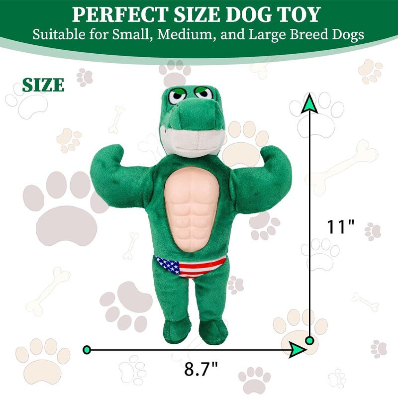 Bite-resistant dog toy for teething and play relief