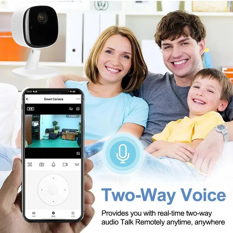 HD WIFI security camera with night vision, indoor use