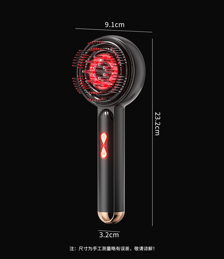 Electric massage comb EMS red light therapy