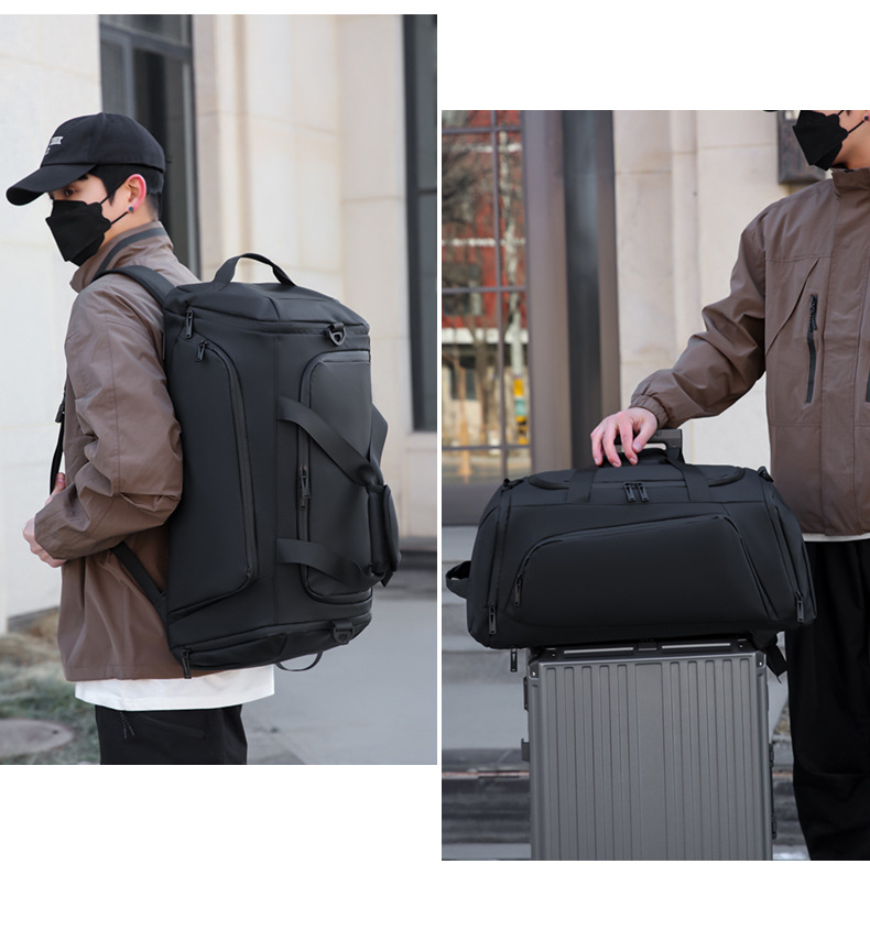 Large capacity travel bag, multi-function, shoulder strap