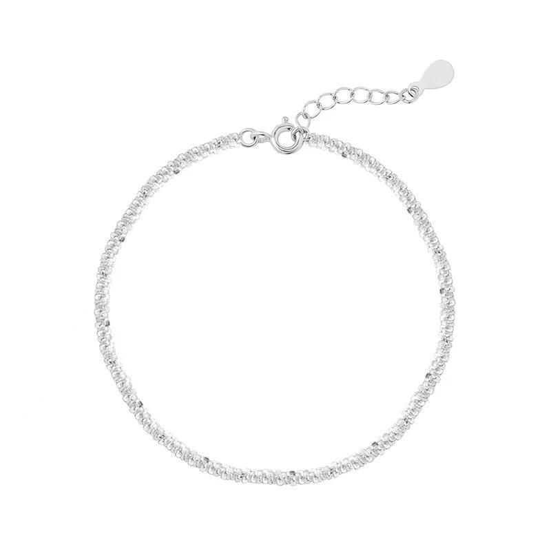 S925 silver baby bracelet women breathable Korean style