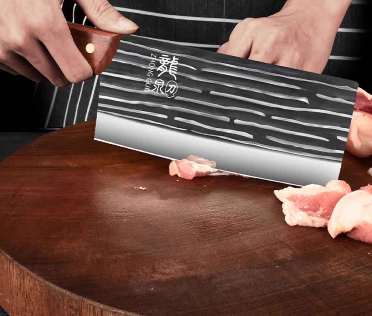 Tattoo Stainless Steel Kitchen Knife Set Chef