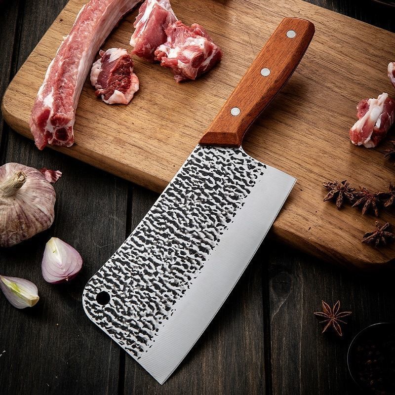 El dövme paslanmaz çelik ev mutfak bıçağı, kemik doğrama bıçağı, dilimleme bıçağı, şefin özel mutfak bıçağı, mutfak seti bıçağı