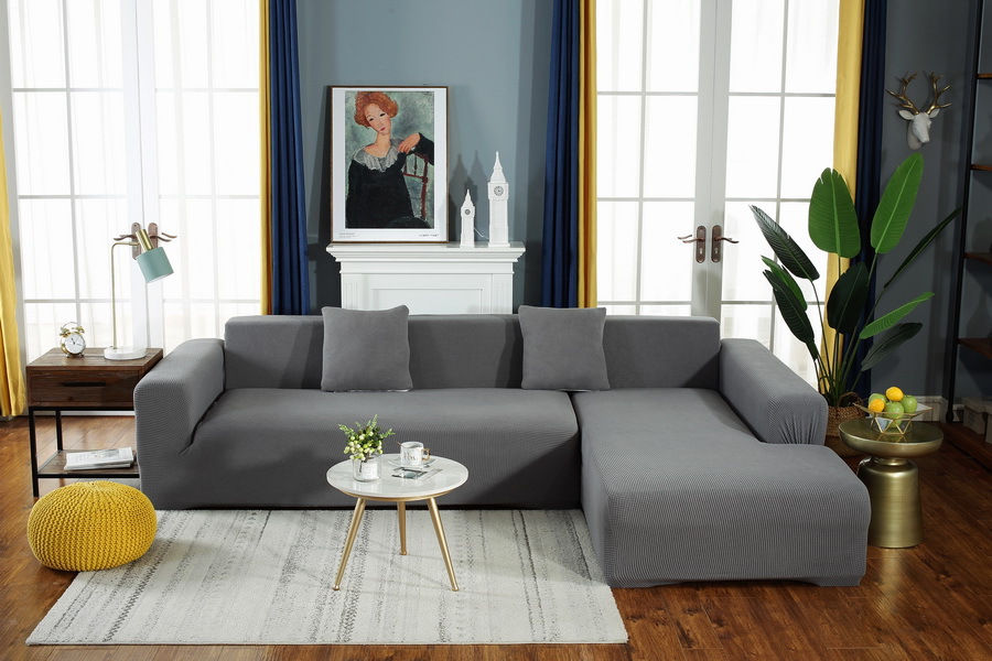 Corn Velvet Sofa Cover Thick Elastic Non-Slip