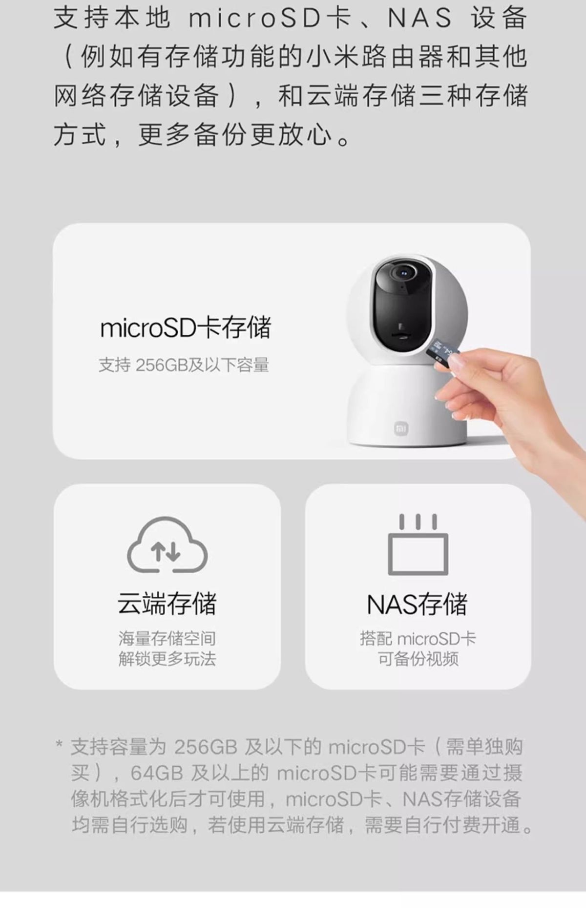 Xiaomi Mi Home intelligente Kamera mit Pan-Tilt, WiFi, 2K