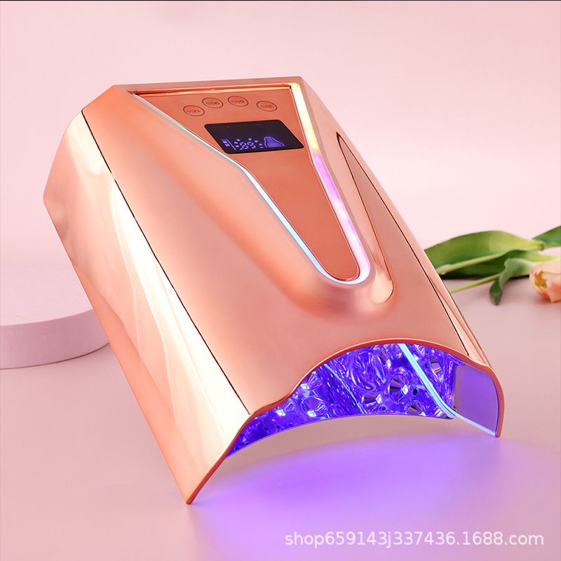 128W smart nail dryer, LED purple light, fast dry
