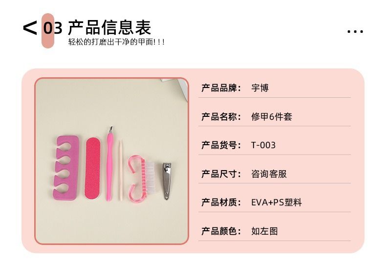 Portable nail care kit with clippers, file and tools