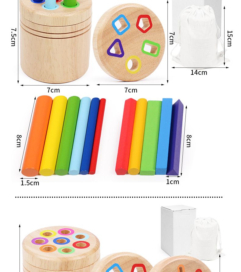 3-in-1 shape matching and color recognition toy