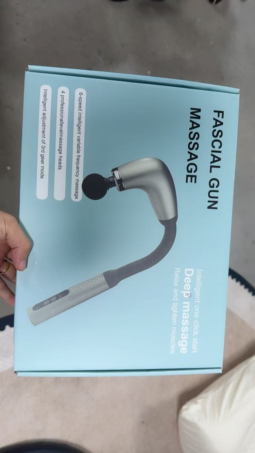 Nackenmassagegerät Winkelkopf tragbar
