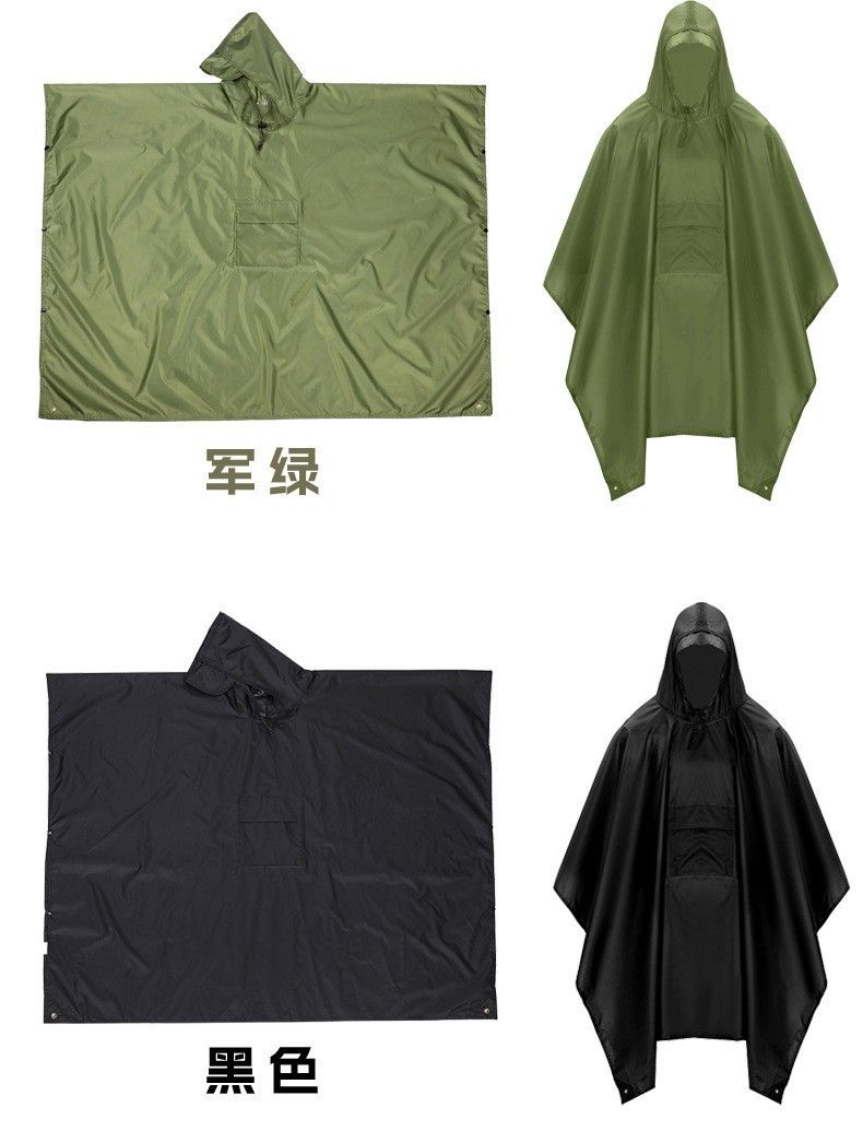 3-in-1 yağmurluk pelerini, outdoor, çok fonksiyonlu