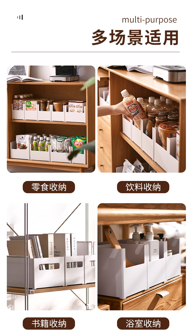 Storage box telescopic compartments multifunctional