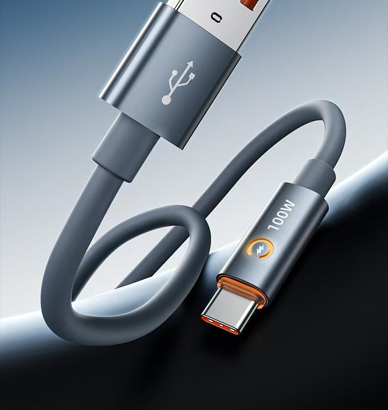 100W intelligentes Schnellladekabel USB-C mit automatischer Abschaltung