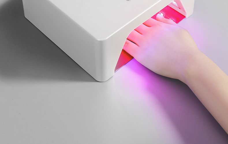 AMDMG UV-Nagellampe, schnelltrocknend, nicht verblassend, Fußbackofen