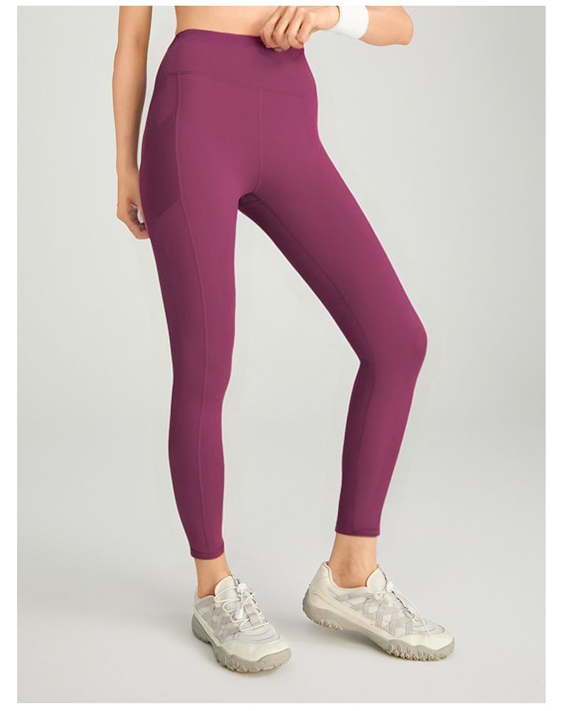 Yoga-Leggings High-Waist mit Lift-Effekt und Taschen