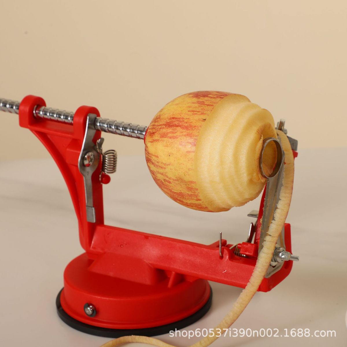 Apple Peeler 3-in-1, Automatic Core Remover and Slicer, Hand-crank