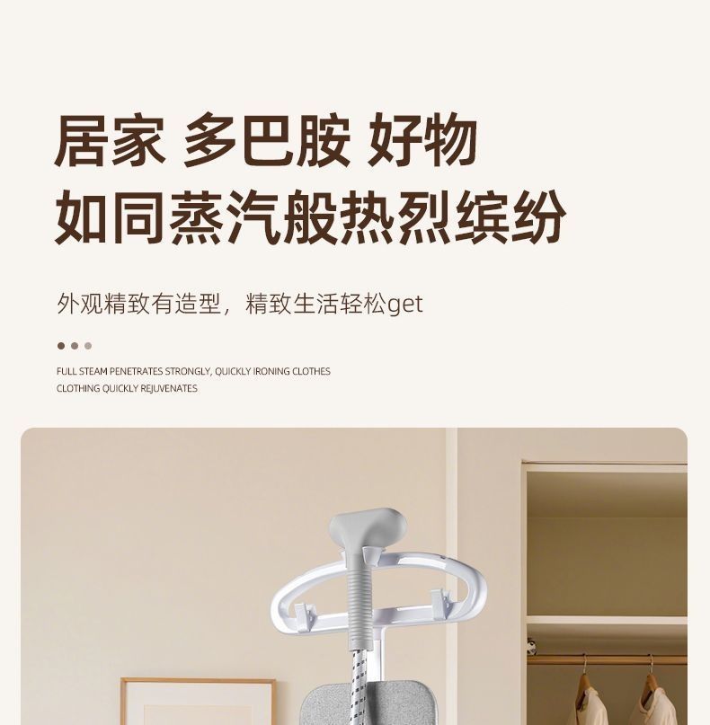 High-Power Garment Steamer 2-in-1 Handheld
