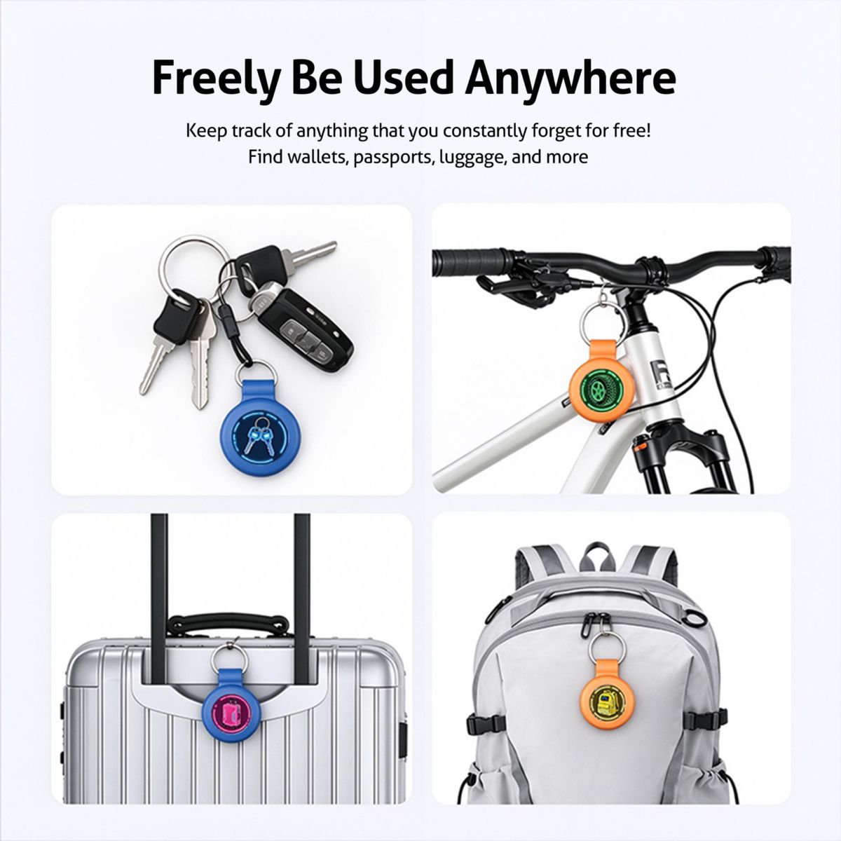MFi certified UWB anti-loss tracker, dual system