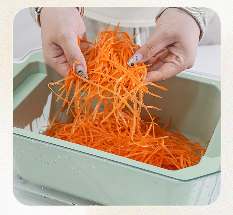 Stainless steel vegetable slicer and shredder, potato cutter