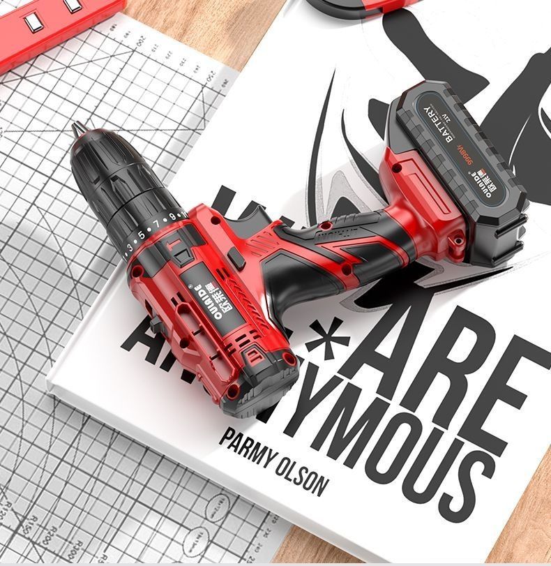 21V household tool set, drill and toolbox