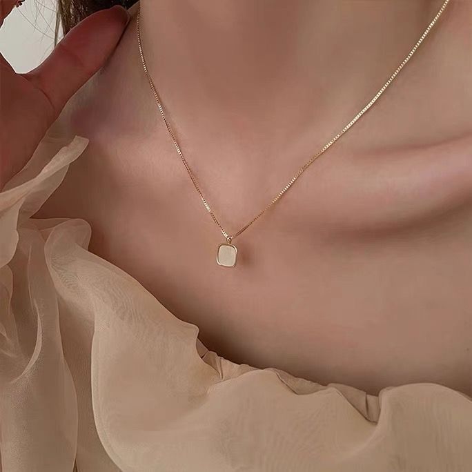 S925 Silber-Perlenkette, elegantes Design