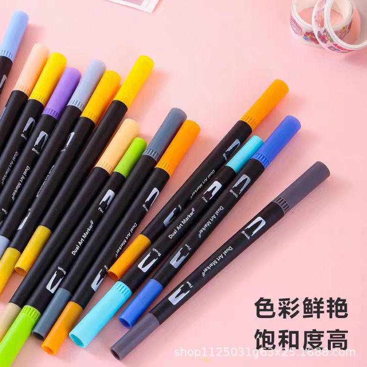 Doppelkopf-Marker waschbar Aquarellstift Kinder-Malset