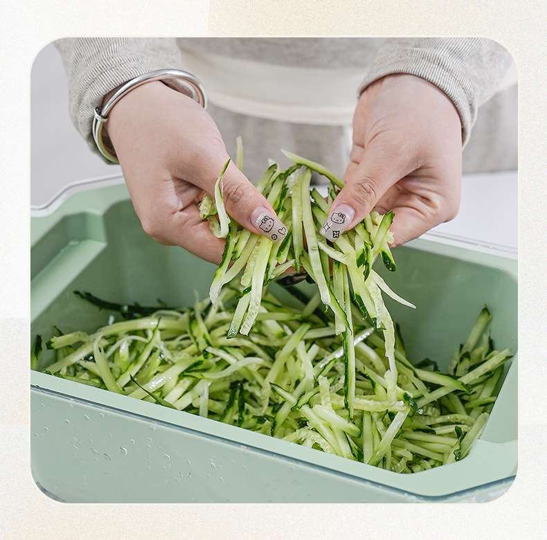 Stainless steel vegetable slicer and shredder, potato cutter