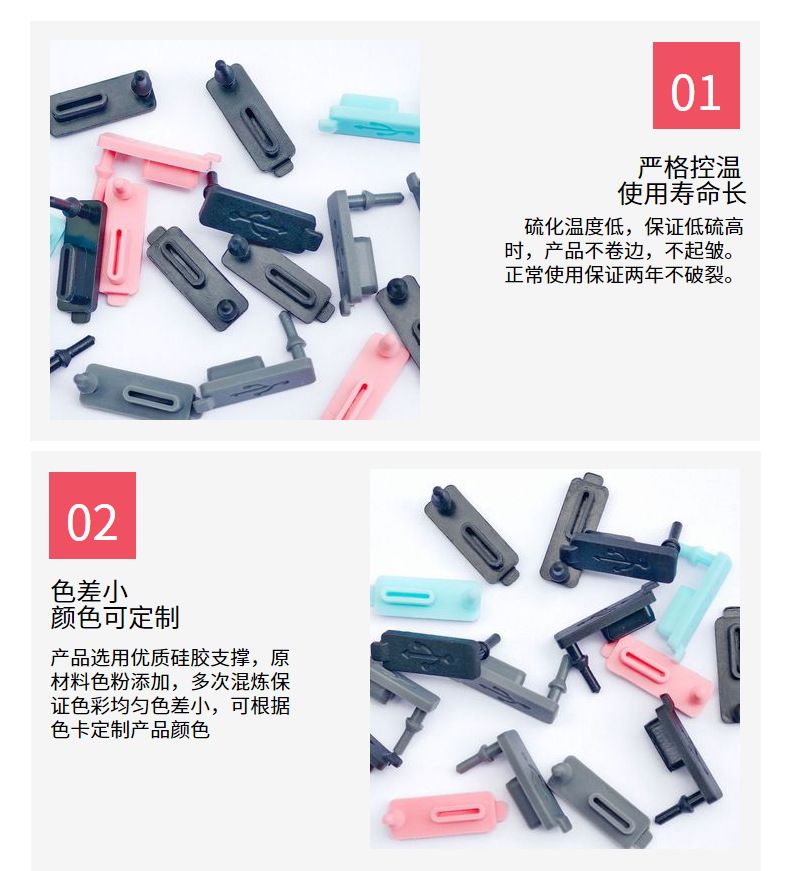 USB Type-C silicone dust cap, waterproof