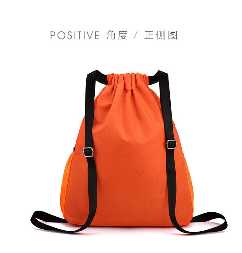 Swimming backpack, wet-dry separation, drawstring, large capacity